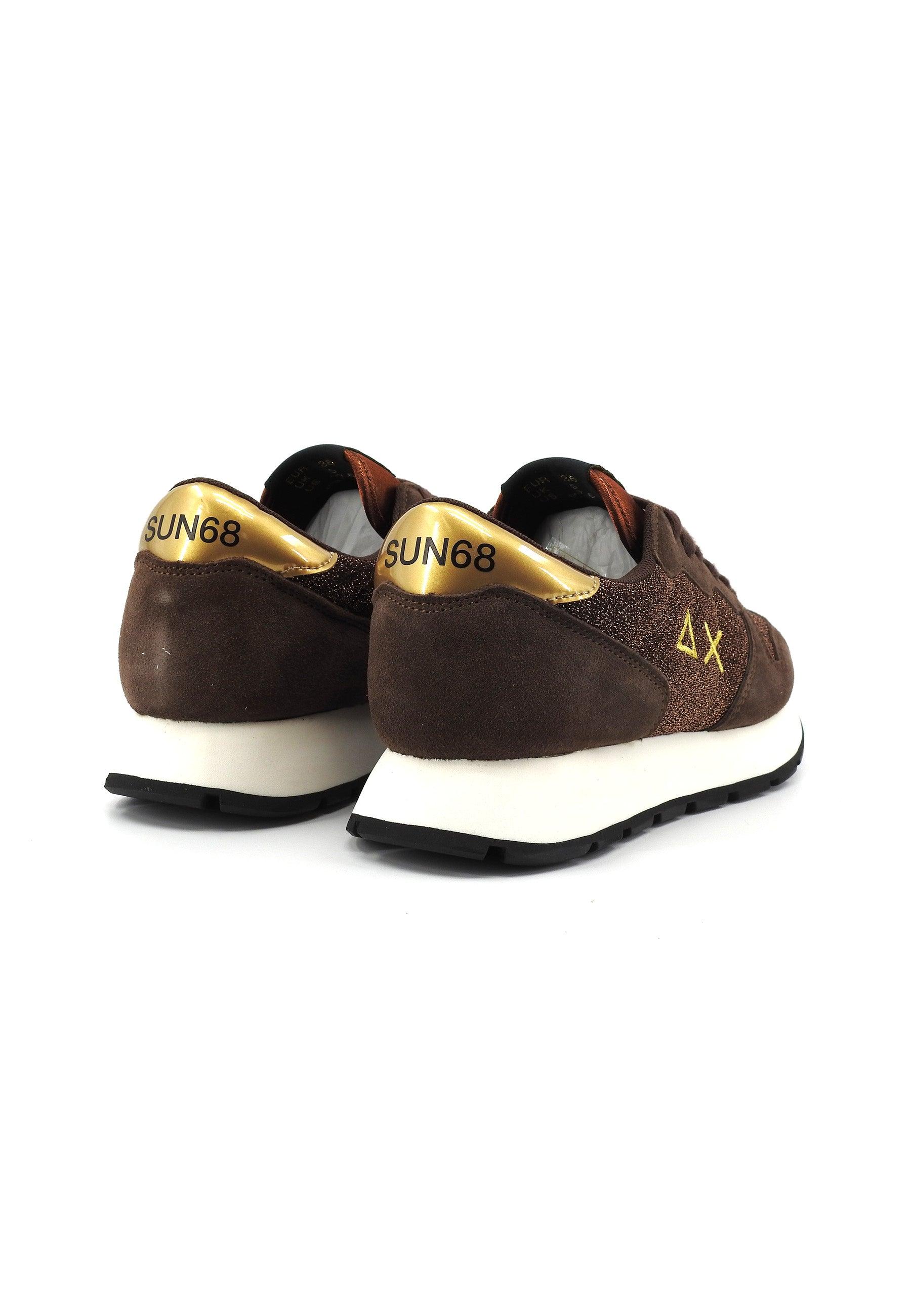 SUN68 Ally Glitter Sneaker Donna Marrone Z43204 - Sandrini Calzature e Abbigliamento