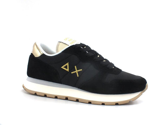 SUN68 Ally Gold Running Sneaker Nero Z32202 - Sandrini Calzature e Abbigliamento