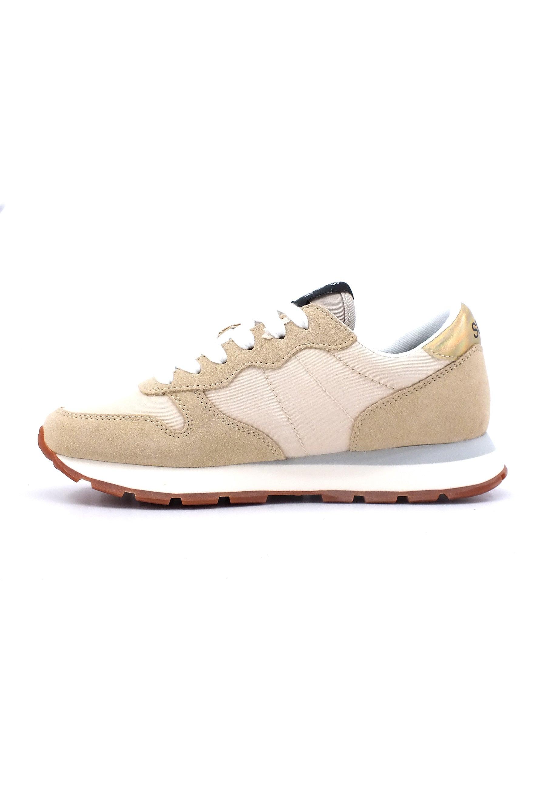 SUN68 Ally Gold Sneaker Donna Bianco Panna Z43202 - Sandrini Calzature e Abbigliamento