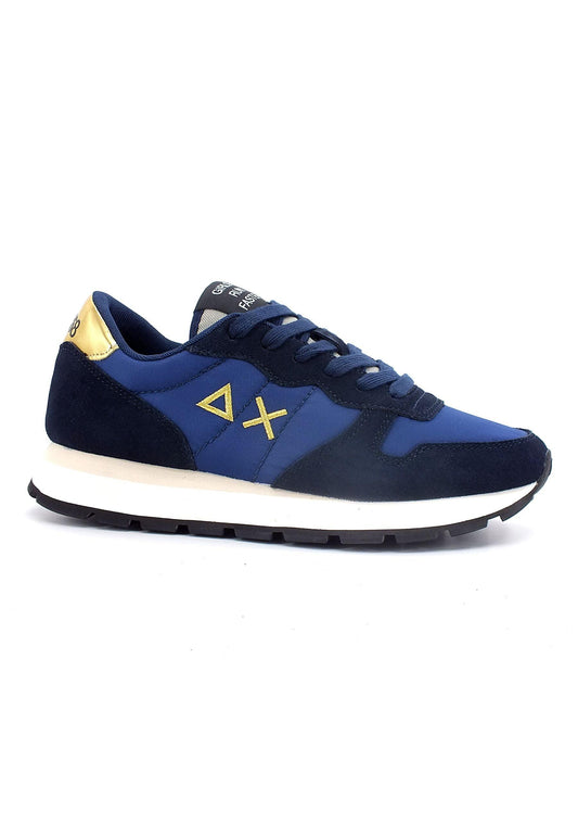 SUN68 Ally Gold Sneaker Donna Navy Blue Z42202 - Sandrini Calzature e Abbigliamento