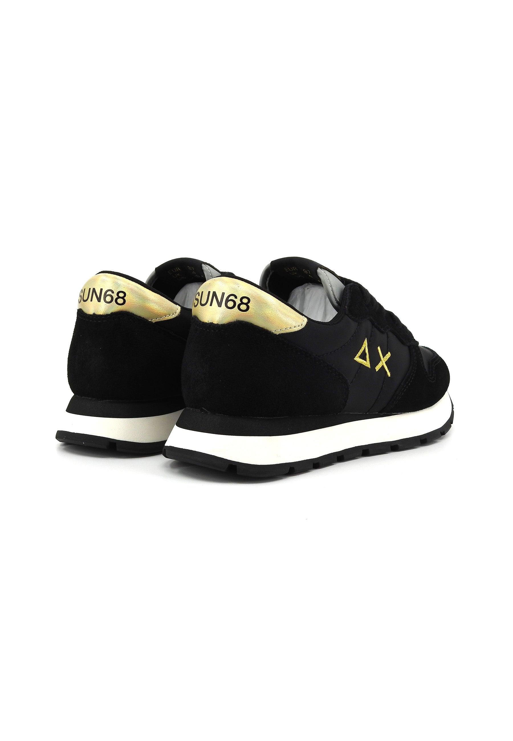 SUN68 Ally Gold Sneaker Donna Nero Z43202 - Sandrini Calzature e Abbigliamento