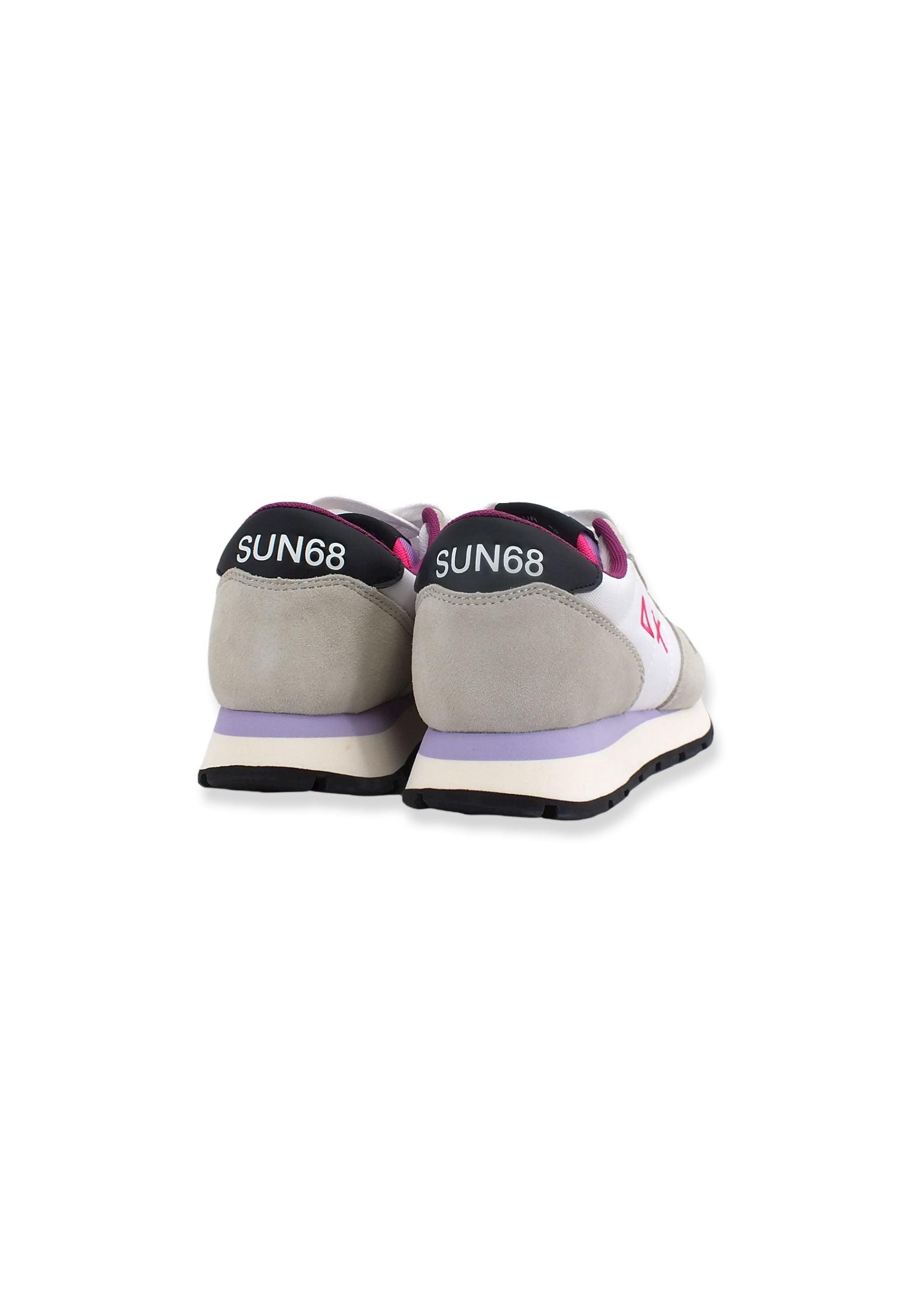 SUN68 Ally Nylon Solid Sneaker Donna Bianco Z42201 - Sandrini Calzature e Abbigliamento