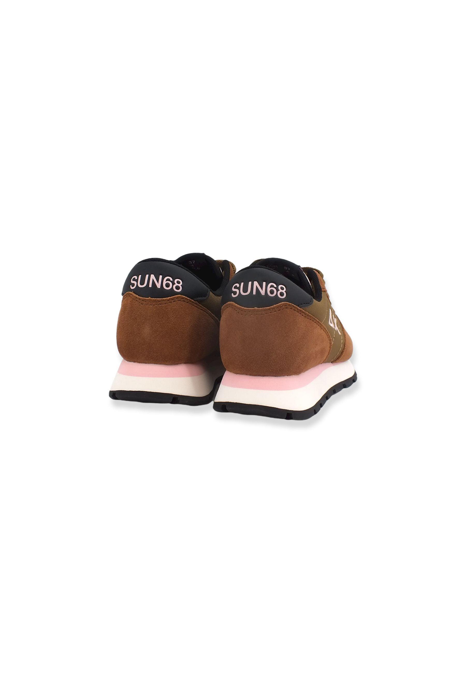 SUN68 Ally Nylon Solid Sneaker Donna Marrone Volpe Z42201 - Sandrini Calzature e Abbigliamento