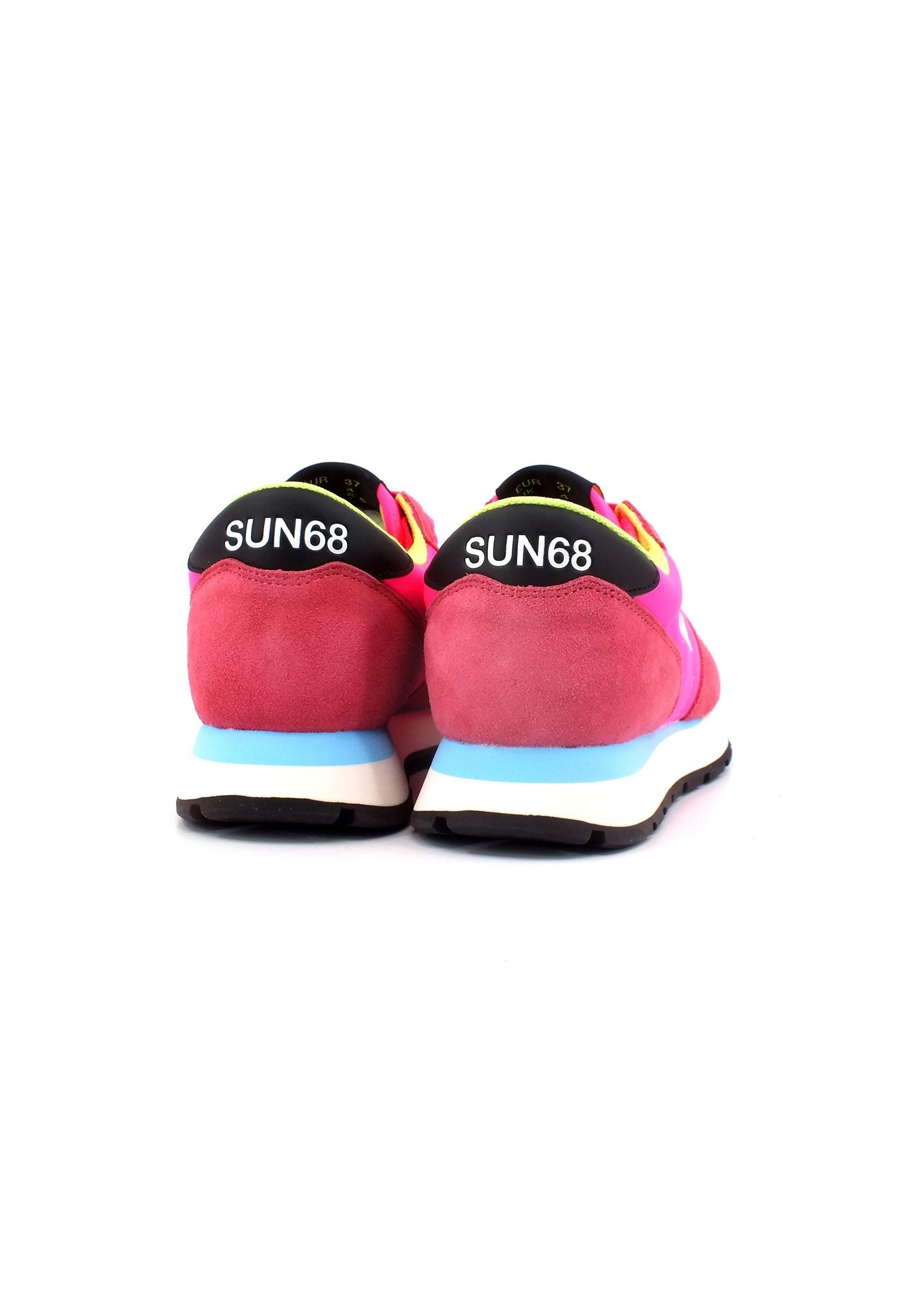 SUN68 Ally Solid Nylon Sneaker Donna Fuxia Fluo Z33201 - Sandrini Calzature e Abbigliamento