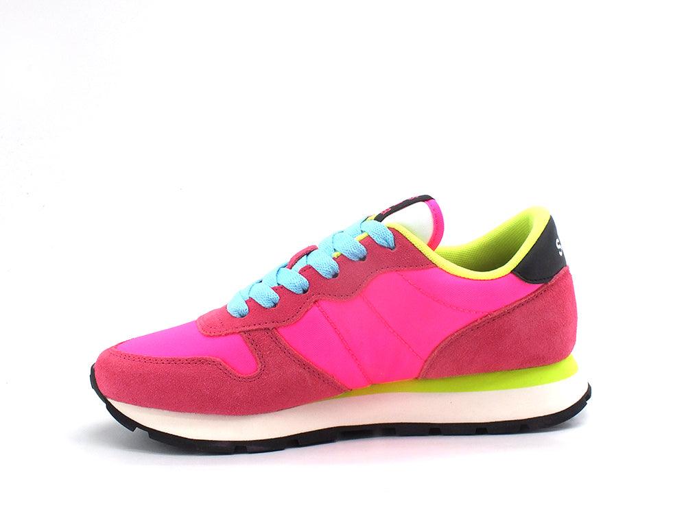 SUN68 Ally Solid Nylon Sneaker Rosa Fuxia Fluo Z32201 - Sandrini Calzature e Abbigliamento