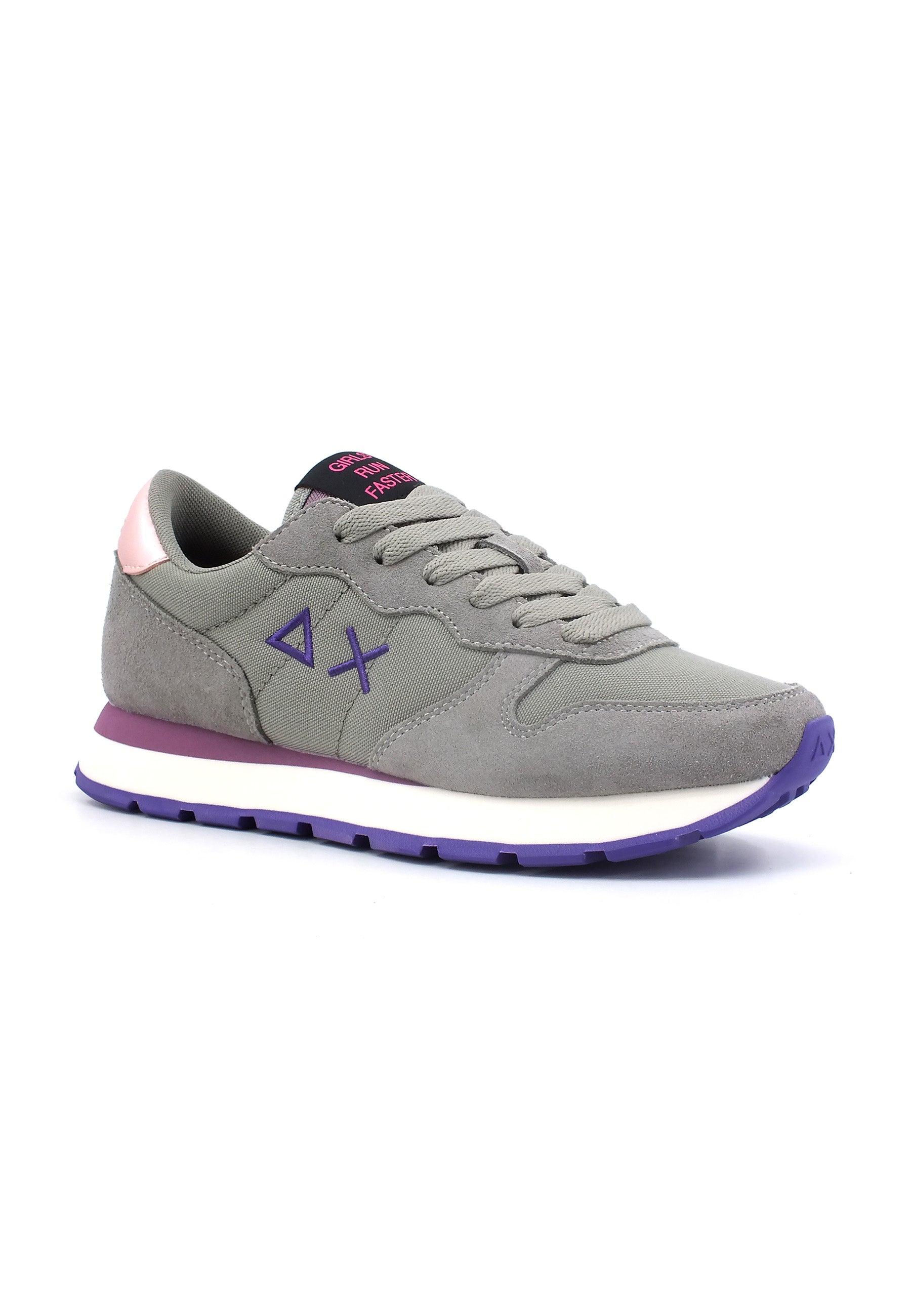 SUN68 Ally Solid Sneaker Donna Grigio Medio Z43201 - Sandrini Calzature e Abbigliamento
