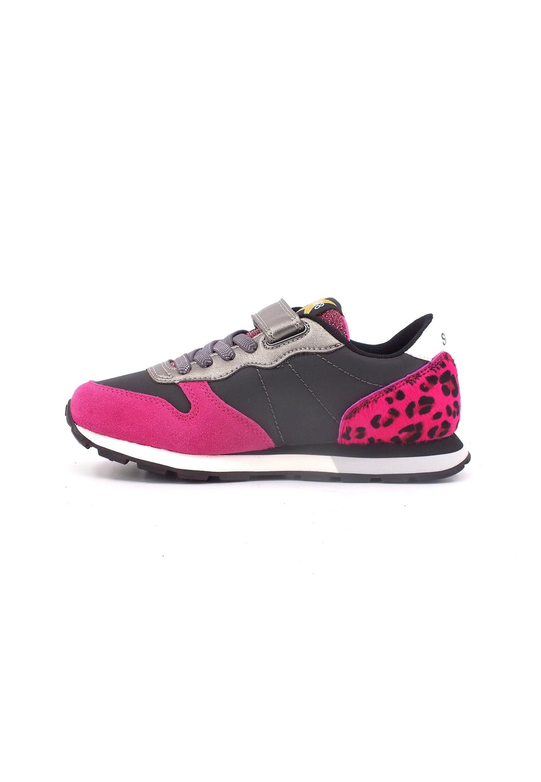 SUN68 Girl's Stargirl Animal Sneaker Bimbo Grigio Prugna Z43411K - Sandrini Calzature e Abbigliamento