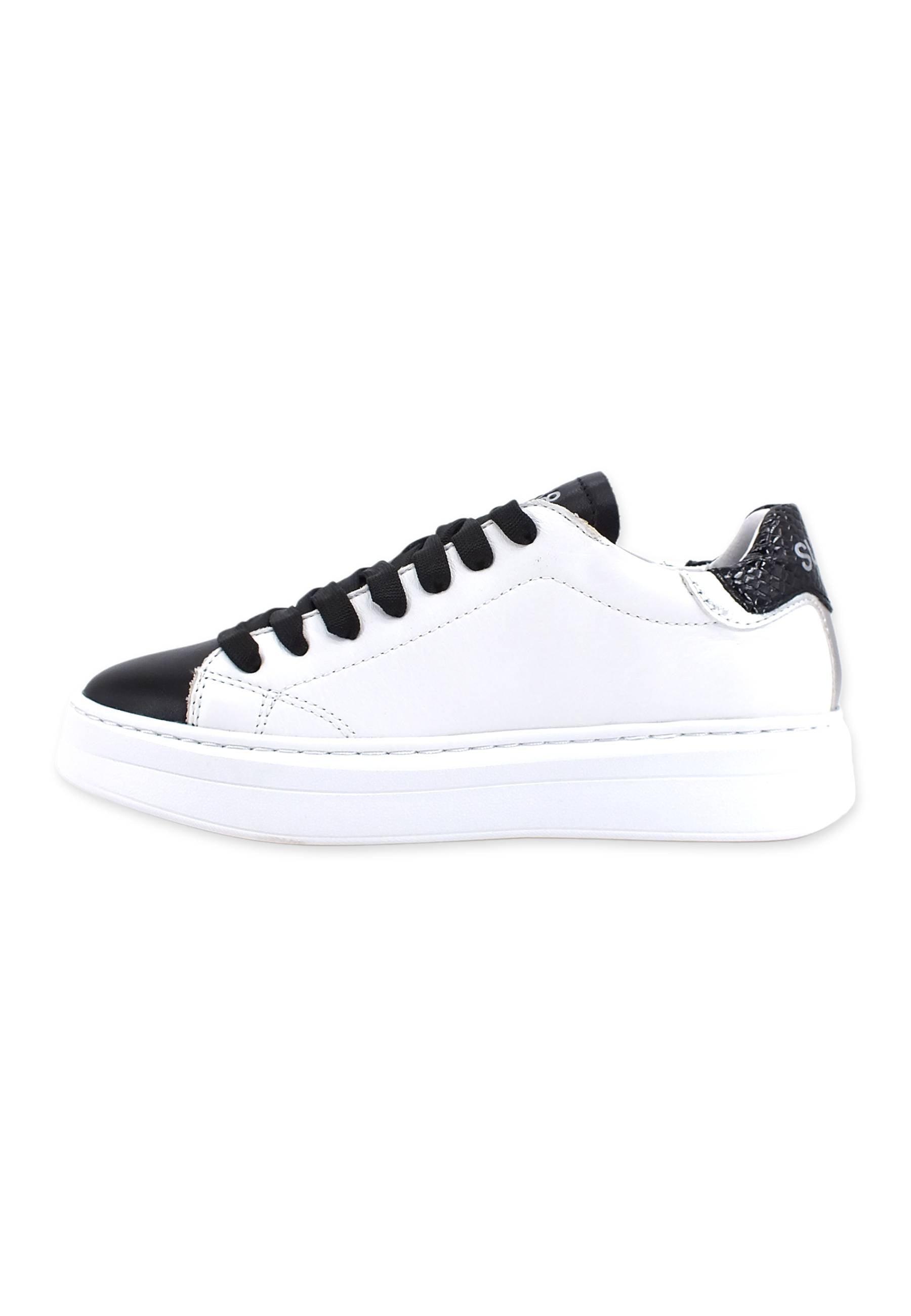 SUN68 Grace Running Sneaker Donna Bianco Nero Z42222 - Sandrini Calzature e Abbigliamento