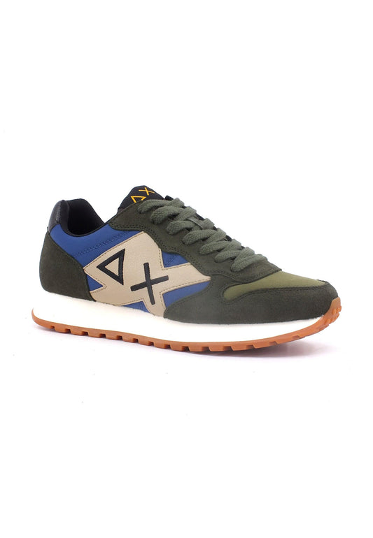 SUN68 Jaki Bicolor Sneaker Uomo Navy Blue Militare Scuro Z43114 - Sandrini Calzature e Abbigliamento