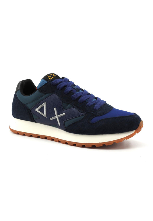 SUN68 Jaki Bicolor Sneaker Uomo Ottanio Navy Blue Z43114 - Sandrini Calzature e Abbigliamento