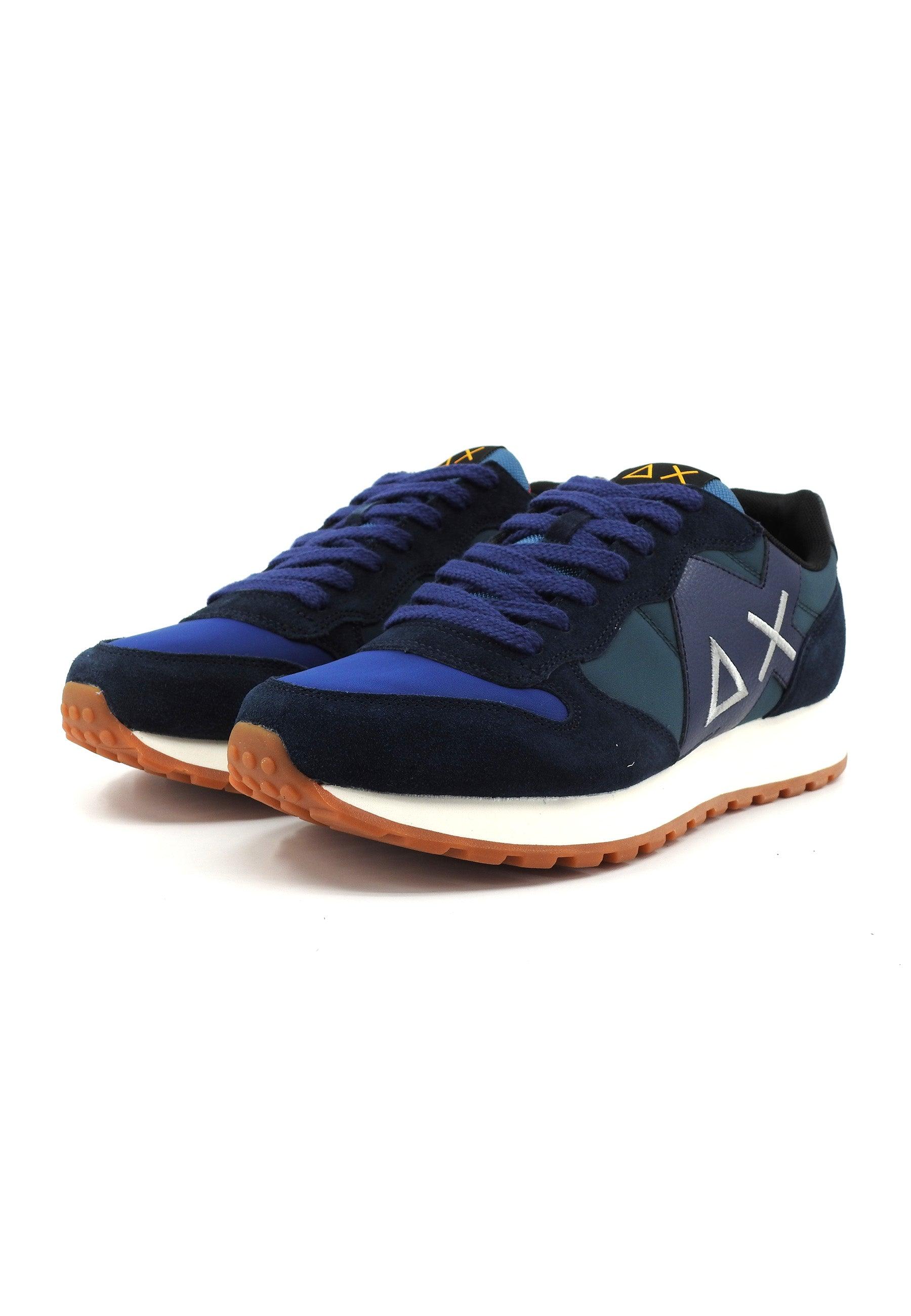 SUN68 Jaki Bicolor Sneaker Uomo Ottanio Navy Blue Z43114 - Sandrini Calzature e Abbigliamento