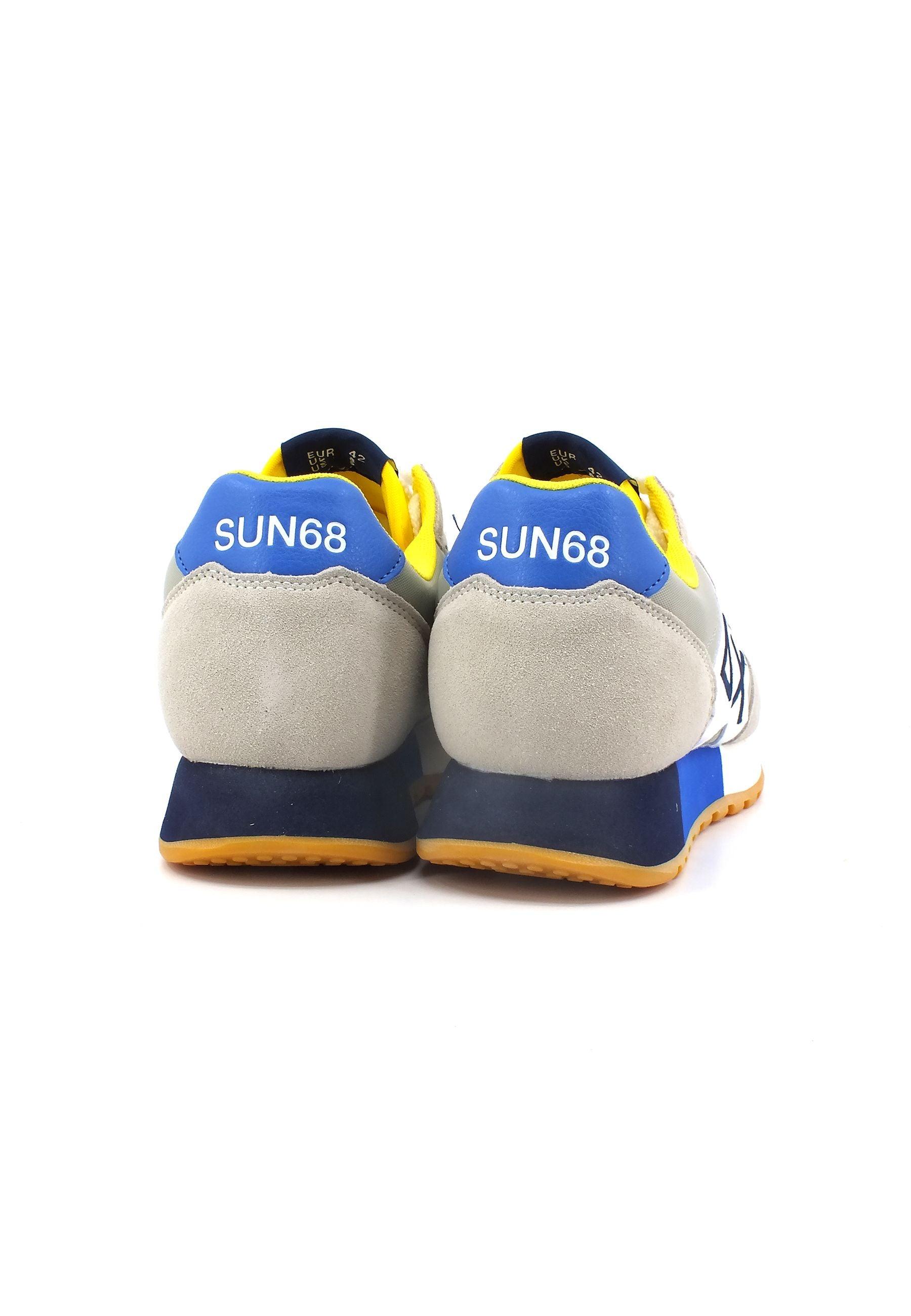 SUN68 Jaki Sneaker Uomo Bianco Grigio Chiaro Z33112 - Sandrini Calzature e Abbigliamento