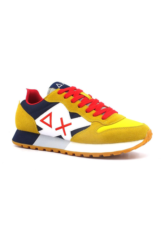 SUN68 Jaki Sneaker Uomo Giallo Navy Blue Z33112 - Sandrini Calzature e Abbigliamento