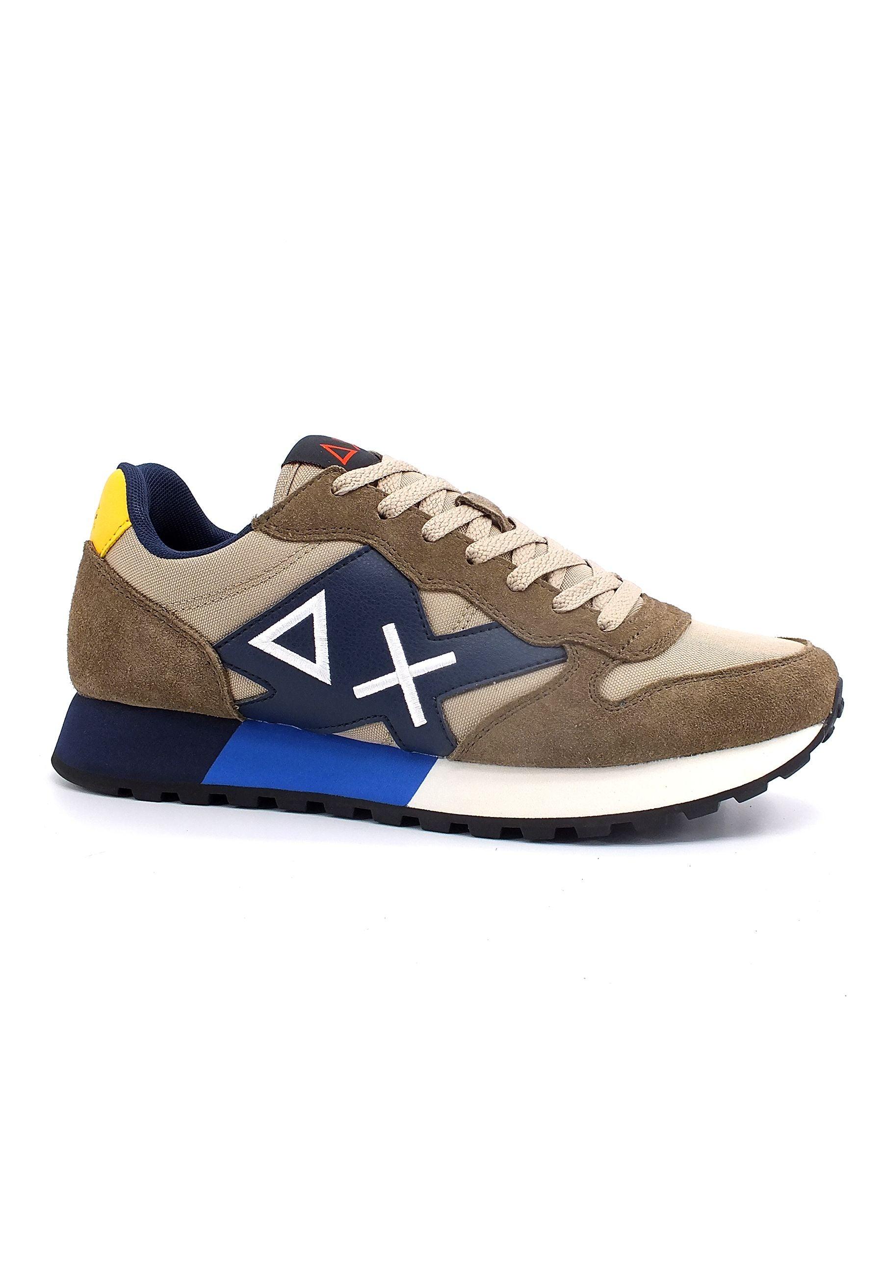 SUN68 Jaki Solid Sneaker Uomo Beige Scuro Z42113 - Sandrini Calzature e Abbigliamento