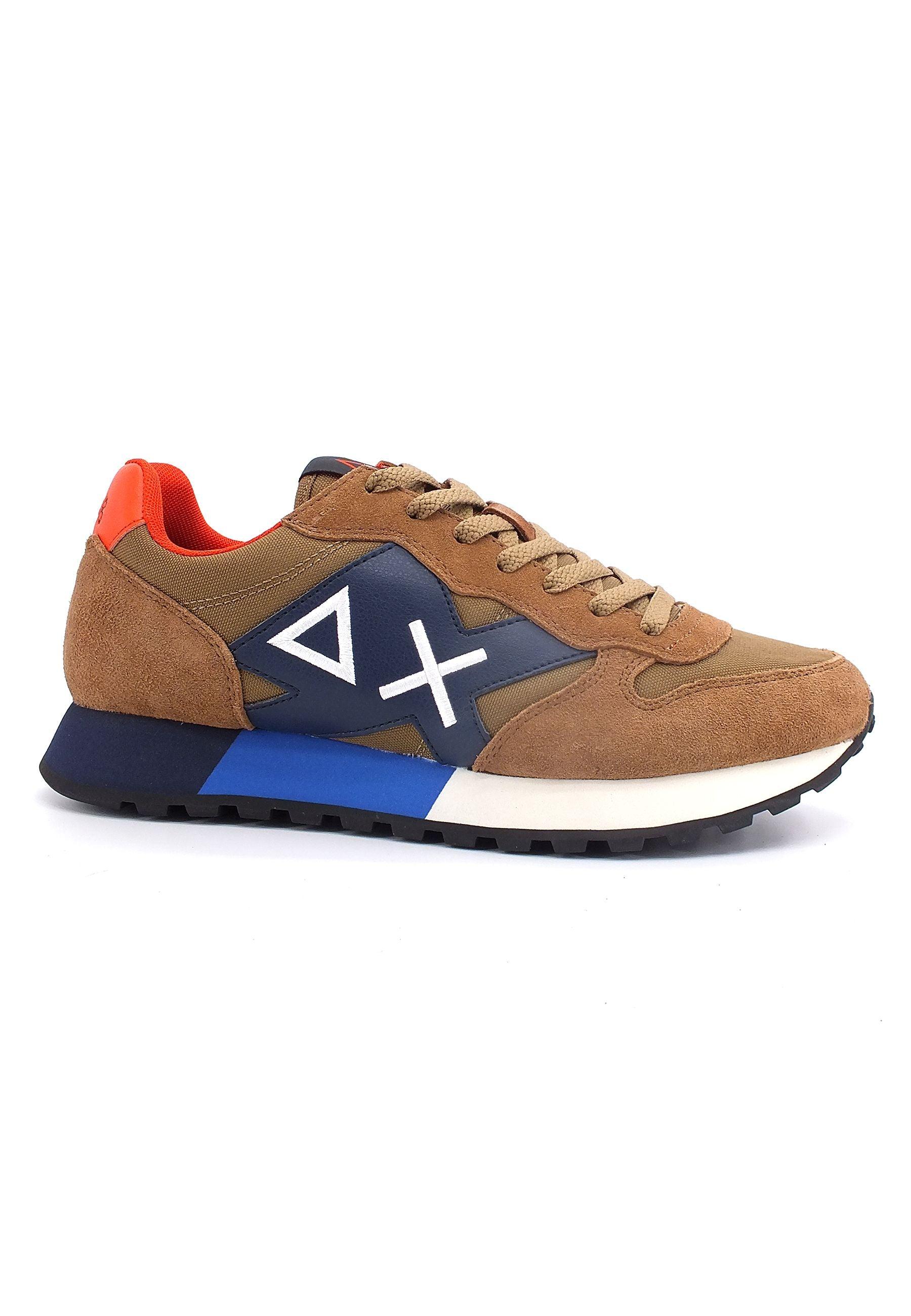SUN68 Jaki Solid Sneaker Uomo Marrone Volpe Z42113 - Sandrini Calzature e Abbigliamento