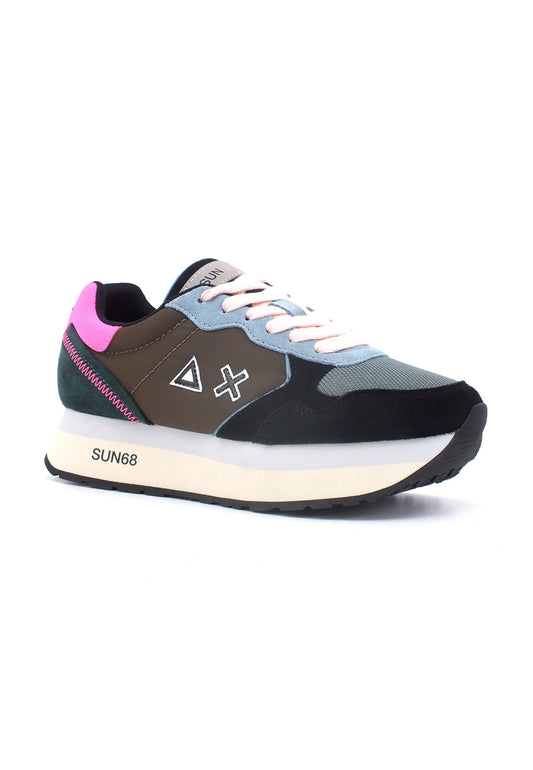 SUN68 Kelly Multicolor Sneaker Donna Marrone Nero Z43219 - Sandrini Calzature e Abbigliamento
