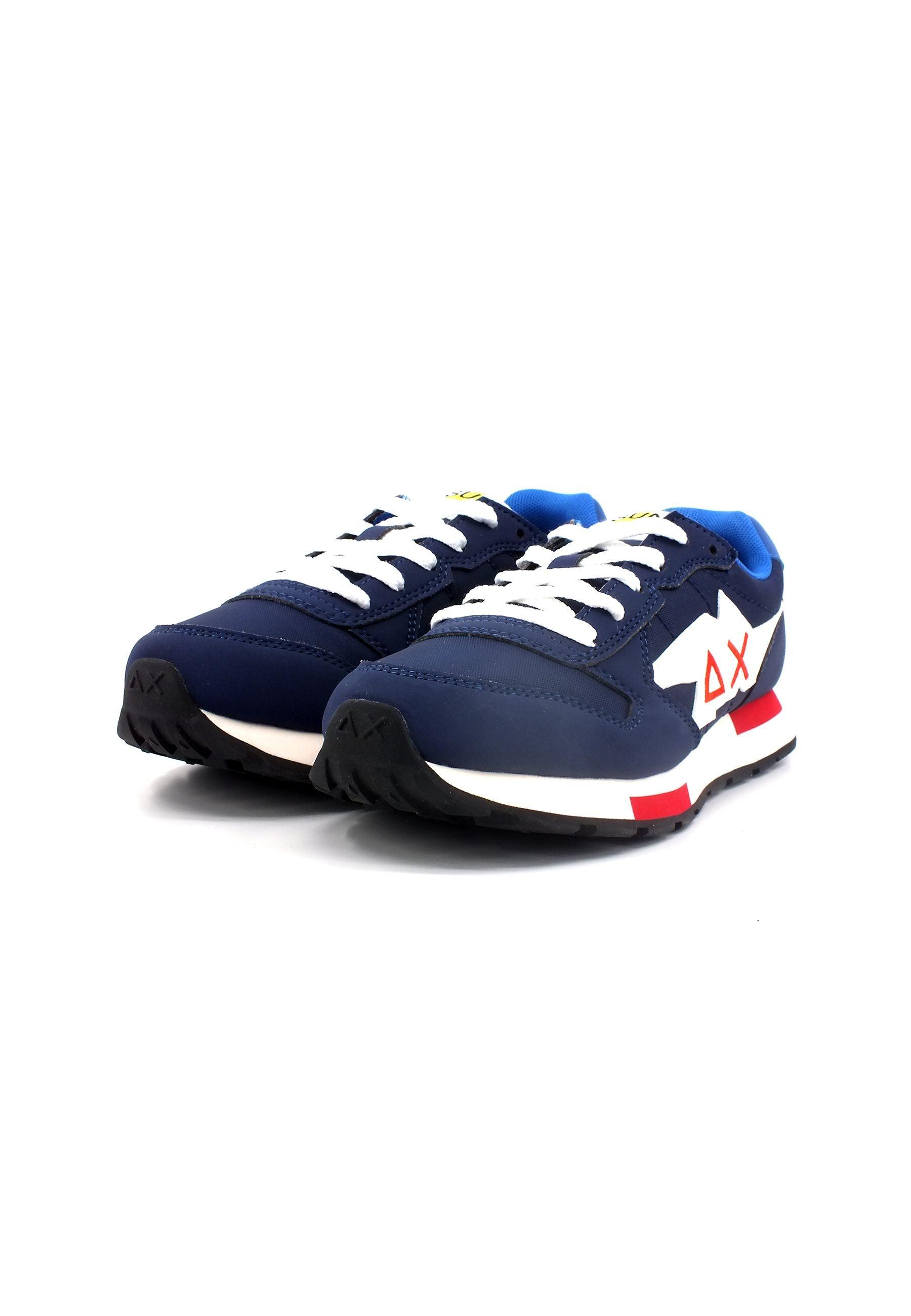 SUN68 Niki Solid Sneaker Bambino Navy Blue Z33321T - Sandrini Calzature e Abbigliamento
