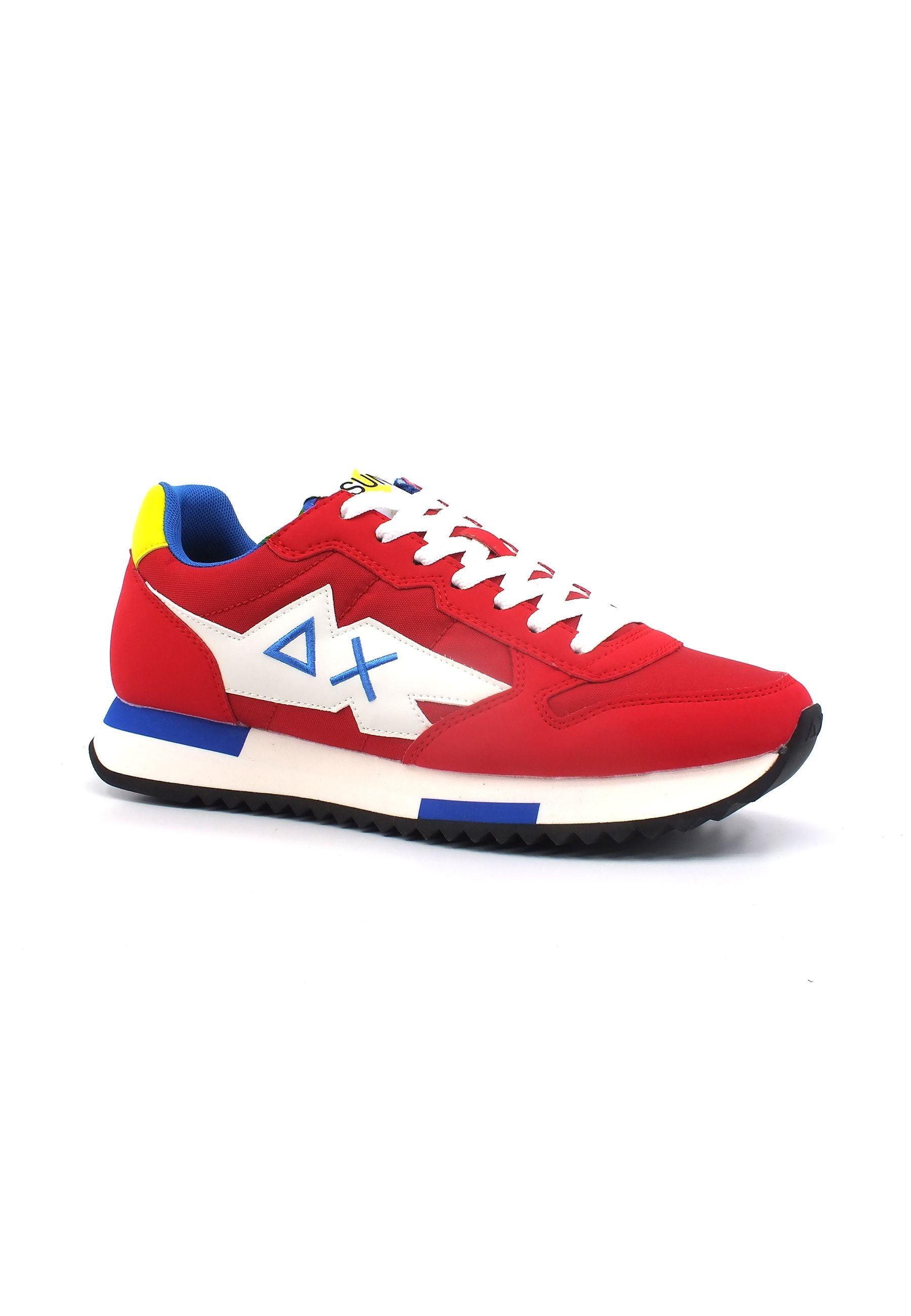 SUN68 Niki Solid Sneaker Uomo Rosso Z33121 - Sandrini Calzature e Abbigliamento