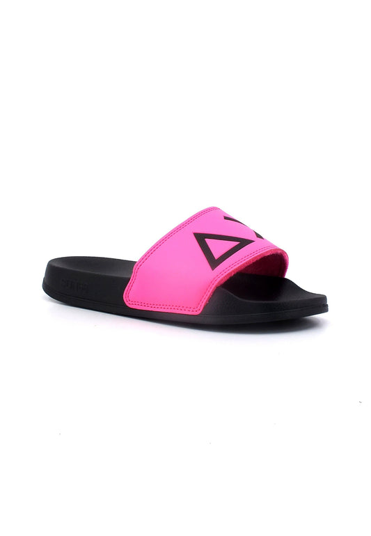 SUN68 Slipper Logo Ciabatta Donna Ciclamino X33228 - Sandrini Calzature e Abbigliamento