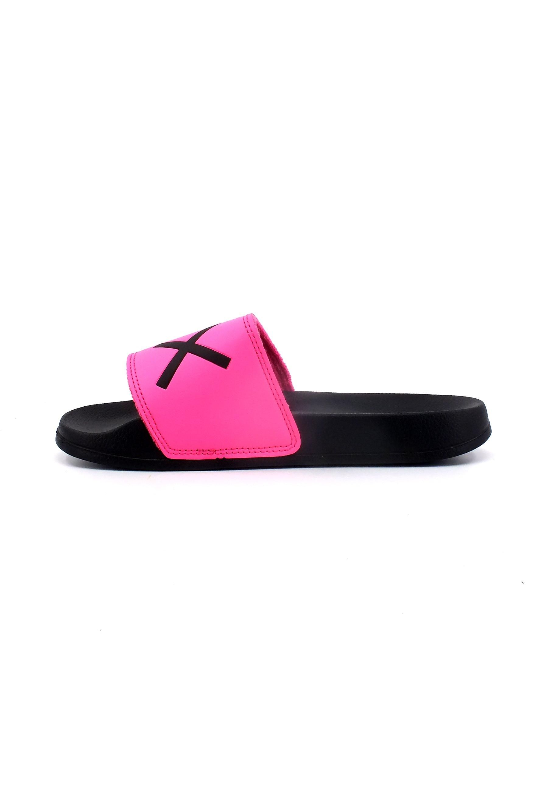 SUN68 Slipper Logo Ciabatta Donna Ciclamino X33228 - Sandrini Calzature e Abbigliamento
