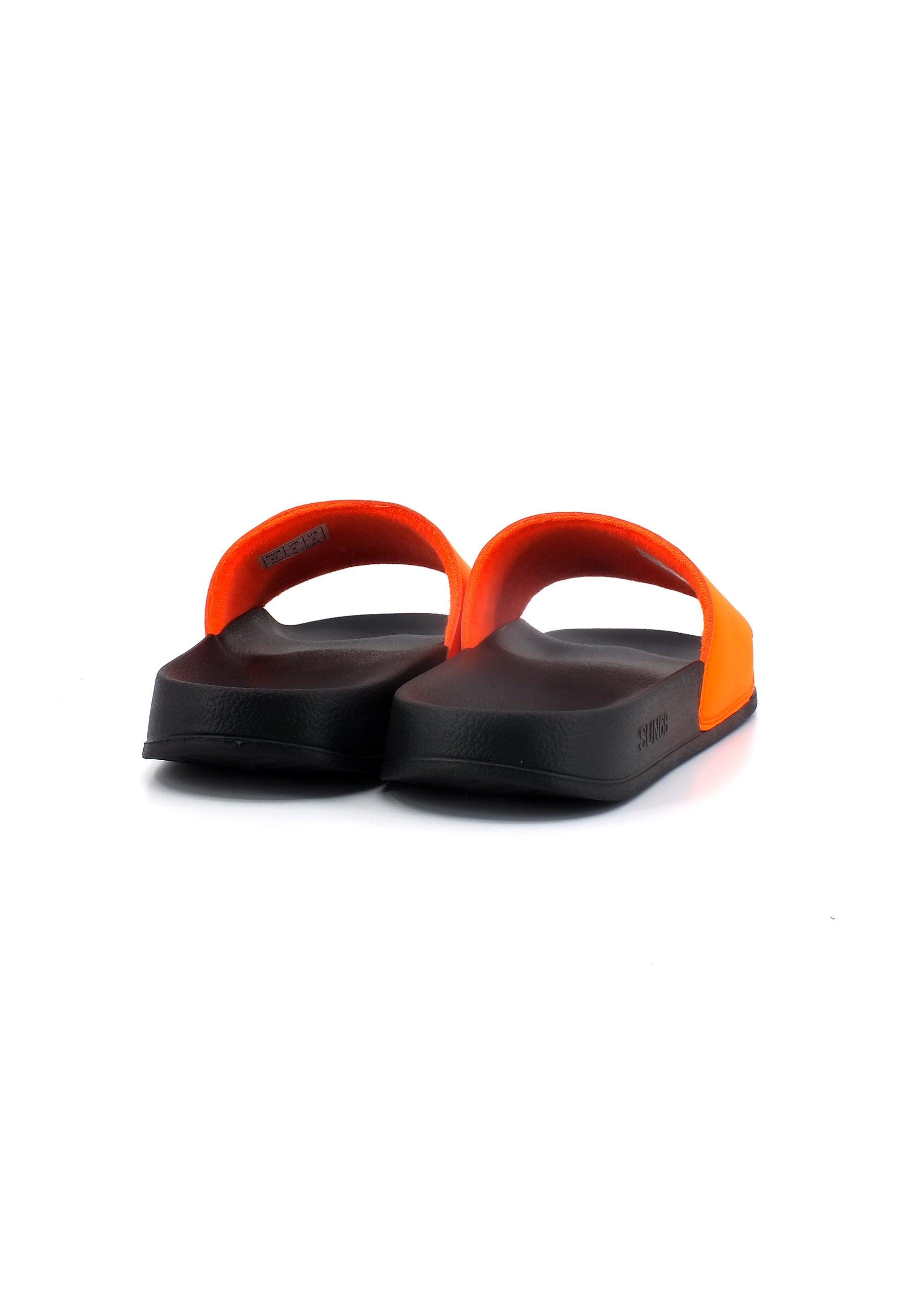 SUN68 Slipper Logo Ciabatta Uomo Arancio Fluo X33151 - Sandrini Calzature e Abbigliamento
