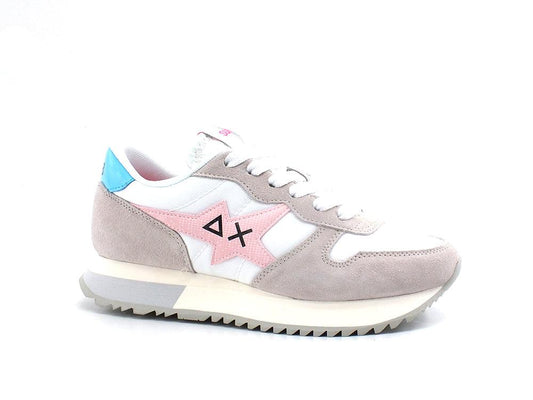 SUN68 Stargirl Solid Sneaker Running Bianco Z32210 - Sandrini Calzature e Abbigliamento