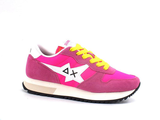 SUN68 Stargirl Solid Sneaker Running Rosa Fuxia Z32210 - Sandrini Calzature e Abbigliamento