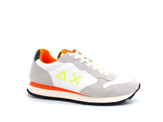 SUN68 Tom Fluo Sneaker Running Bianco Z32102 - Sandrini Calzature e Abbigliamento