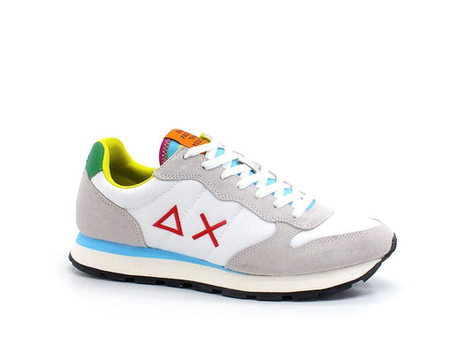 SUN68 Tom For Peace Sneaker Bianco Multicolor Z32104 - Sandrini Calzature e Abbigliamento