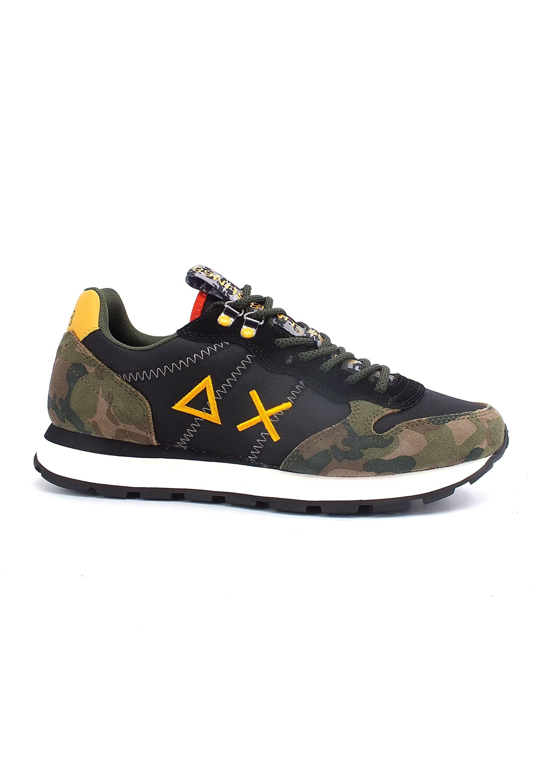 SUN68 Tom Goes Camping Sneaker Uomo Nero Z42110 - Sandrini Calzature e Abbigliamento