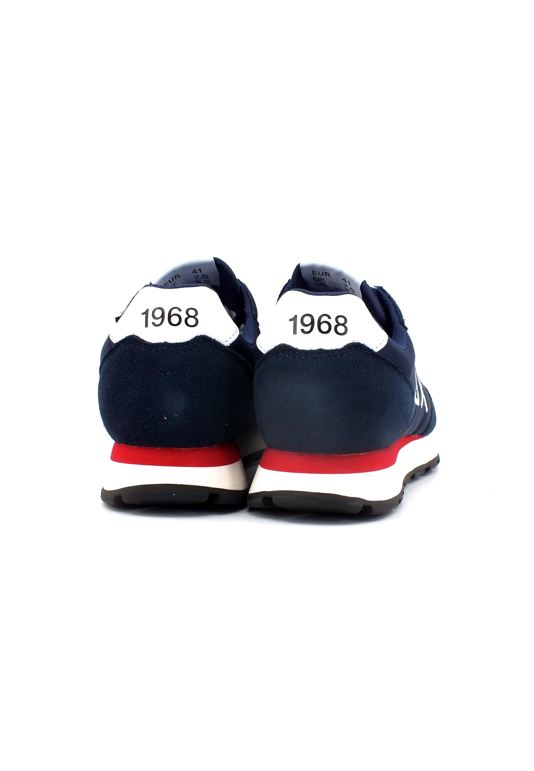 SUN68 Tom Solid Nylon Sneaker Uomo Navy Blue Z33101 - Sandrini Calzature e Abbigliamento