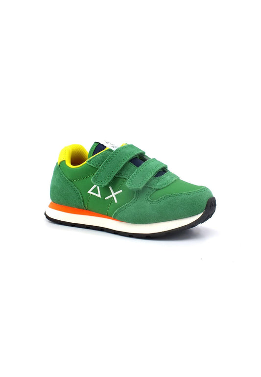 SUN68 Tom Solid Sneaker Bambino Verde Prato Z33301B - Sandrini Calzature e Abbigliamento