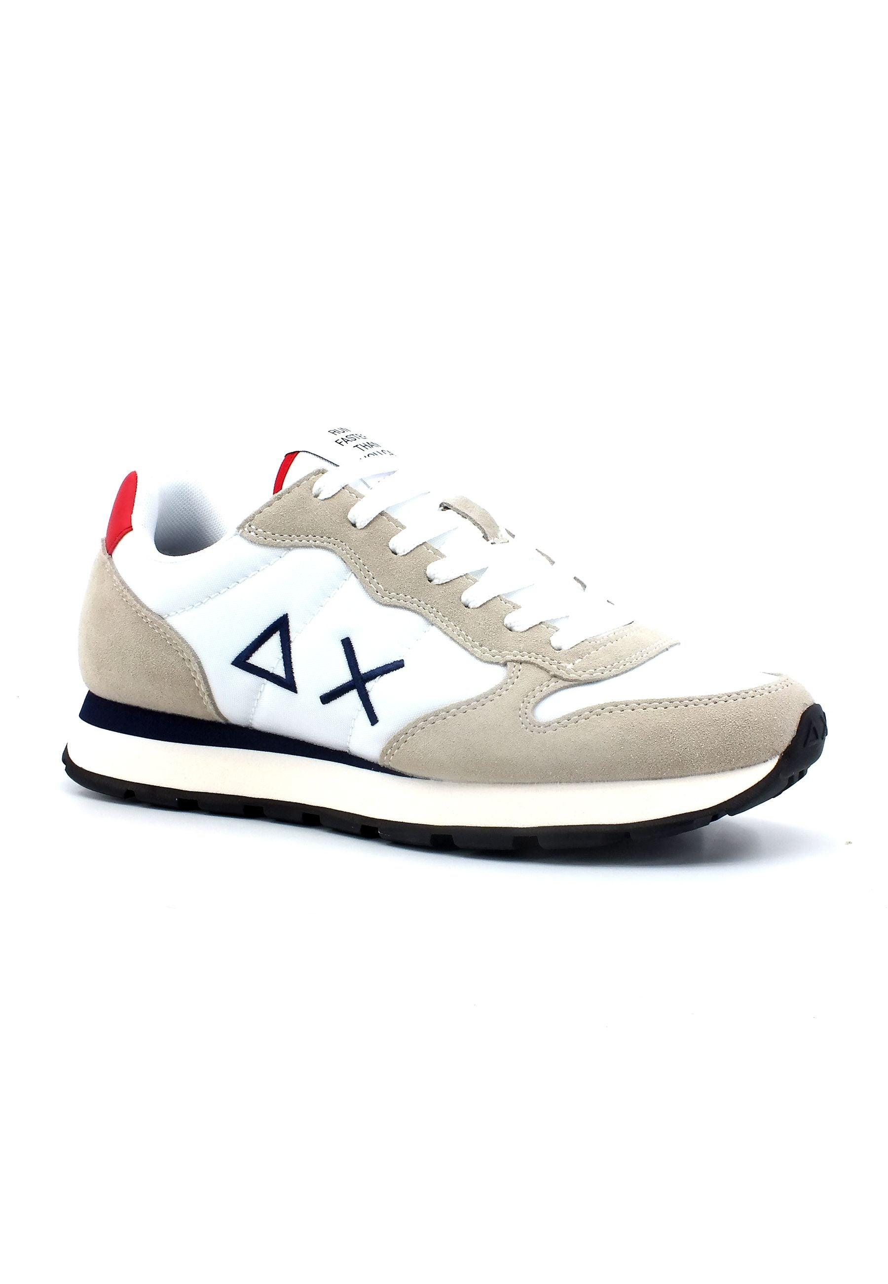 SUN68 Tom Solid Sneaker Uomo Bianco Z33101 - Sandrini Calzature e Abbigliamento