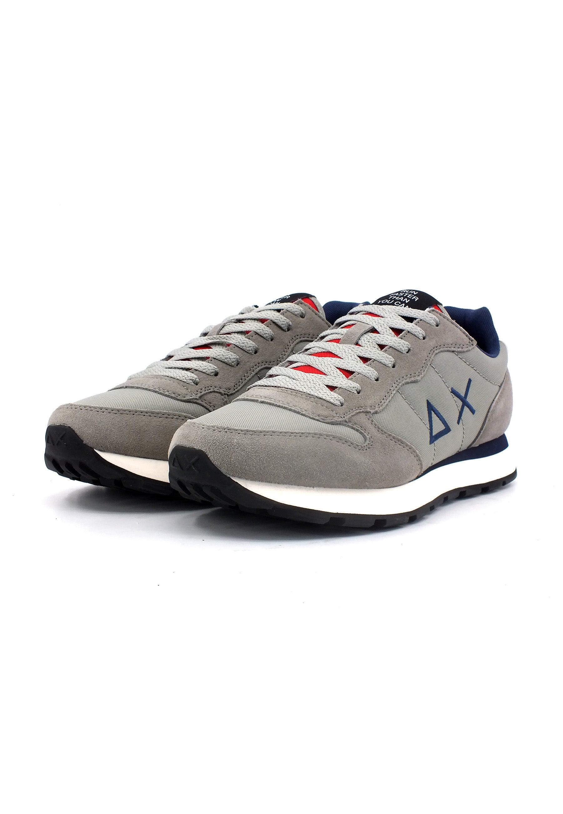 SUN68 Tom Solid Sneaker Uomo Grigio Medio Z43101 - Sandrini Calzature e Abbigliamento