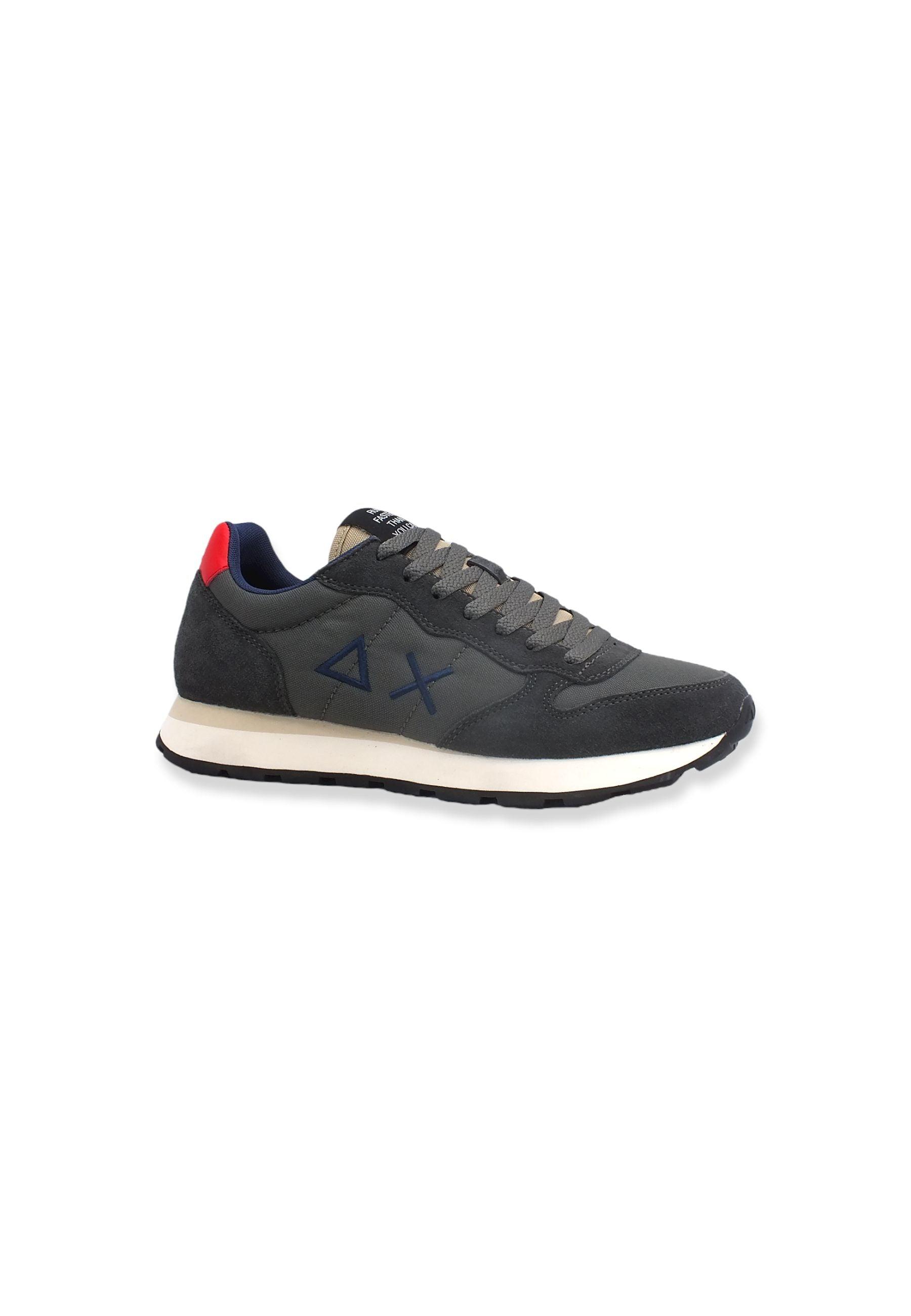 SUN68 Tom Solid Sneaker Uomo Grigio Scuro Z42101 - Sandrini Calzature e Abbigliamento