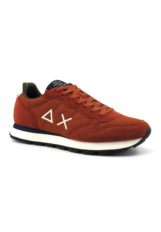 SUN68 Tom Solid Sneaker Uomo Rosso Ruggine Rust Z43101 - Sandrini Calzature e Abbigliamento