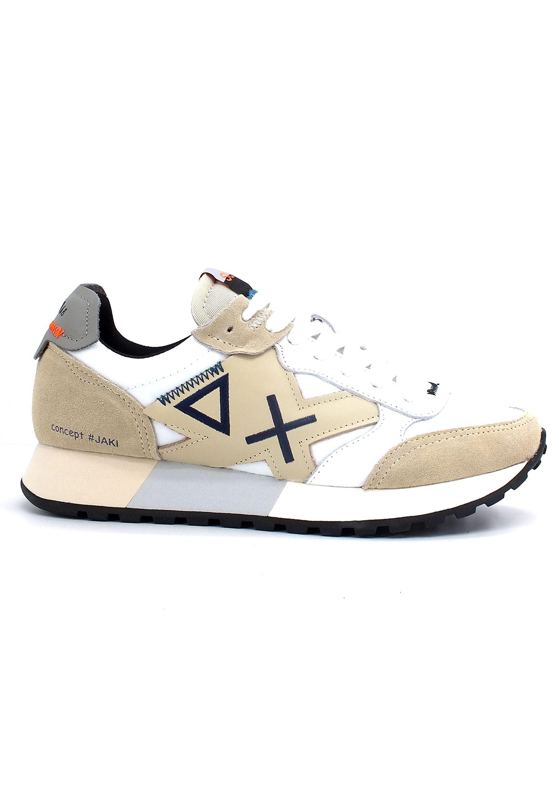 SUN68 Uncle Jaki Sneaker Uomo Bianco Z42116 - Sandrini Calzature e Abbigliamento