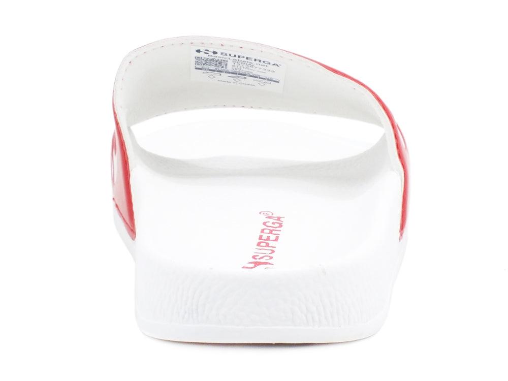 SUPERGA 1908-PUU Ciabatta White Red S111I3W - Sandrini Calzature e Abbigliamento