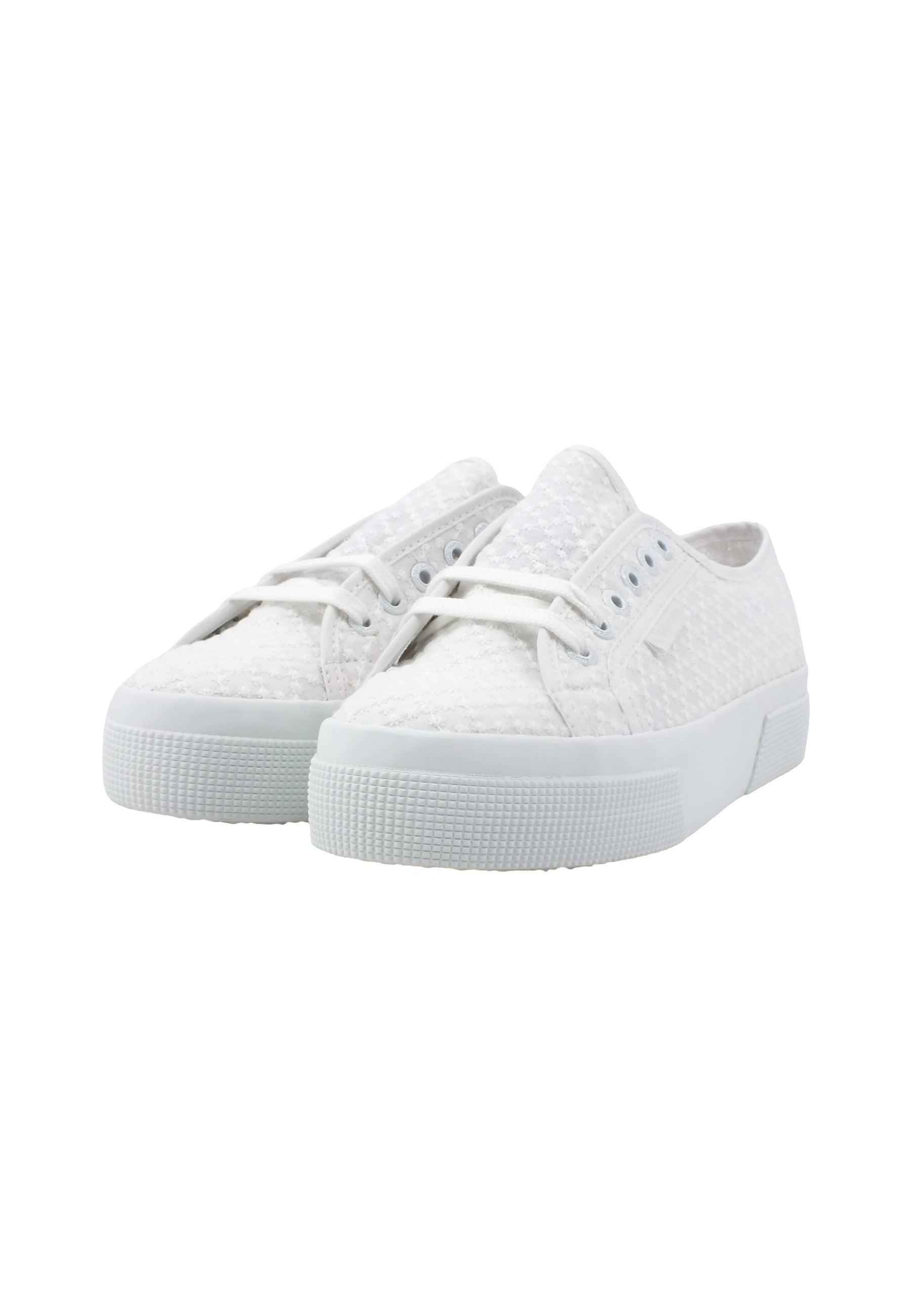 SUPERGA 2740 Sneaker Tessuto Donna Total White S2126MW - Sandrini Calzature e Abbigliamento
