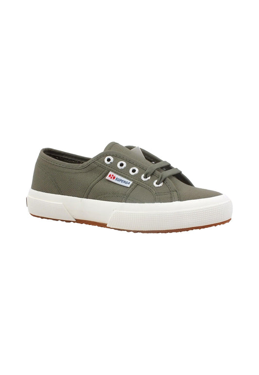 SUPERGA 2750 Cotu Classic Sneaker Donna Green Safari Avorio S000010 - Sandrini Calzature e Abbigliamento