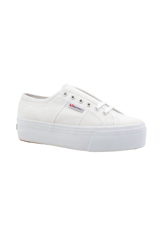 SUPERGA 2790 Platform Sneaker Donna White S9111LW - Sandrini Calzature e Abbigliamento