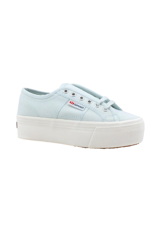 SUPERGA 2790 Sneaker Platform Donna Azure Ice Avorio S9111LW - Sandrini Calzature e Abbigliamento