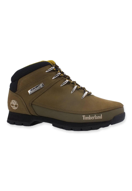 TIMBERLAND Euro Sprint Mid Hiker Stivaletto Montagna Uomo Olive Nubuk W Black TB0A2HVB327 - Sandrini Calzature e Abbigliamento