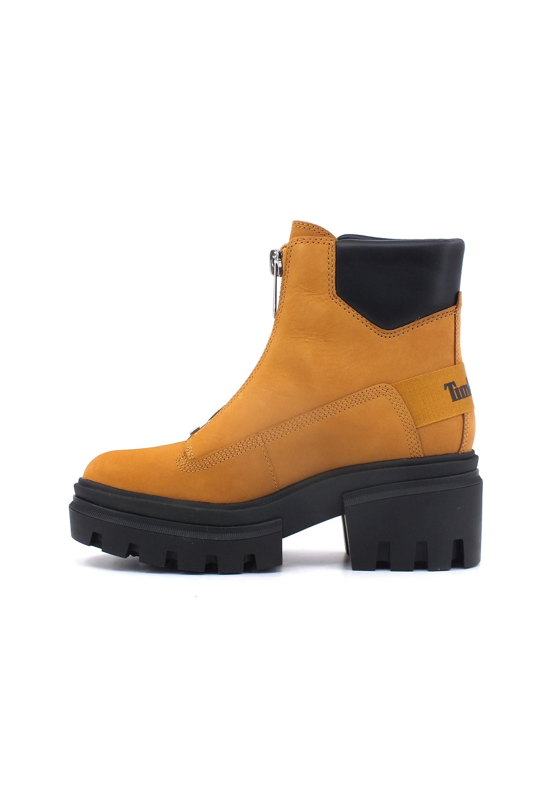 TIMBERLAND Everleigh Stivaletto Donna Wheat Nubuk Beige TB0A5YHM231 - Sandrini Calzature e Abbigliamento