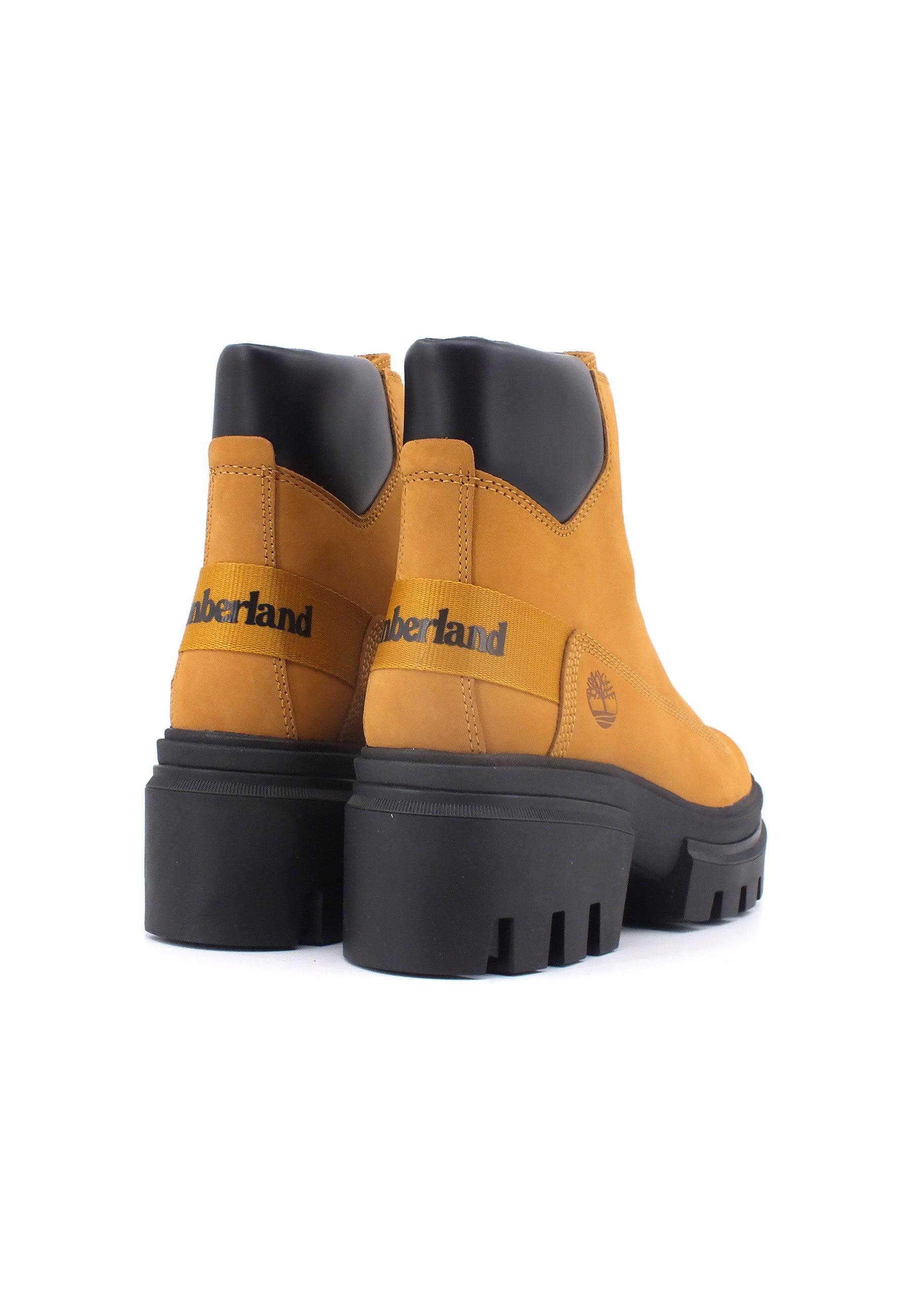 TIMBERLAND Everleigh Stivaletto Donna Wheat Nubuk Beige TB0A5YHM231 - Sandrini Calzature e Abbigliamento