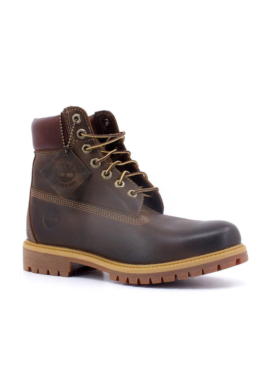TIMBERLAND Premium Waterproof Stivaletto Uomo Brown Full Grain TB027097214 - Sandrini Calzature e Abbigliamento