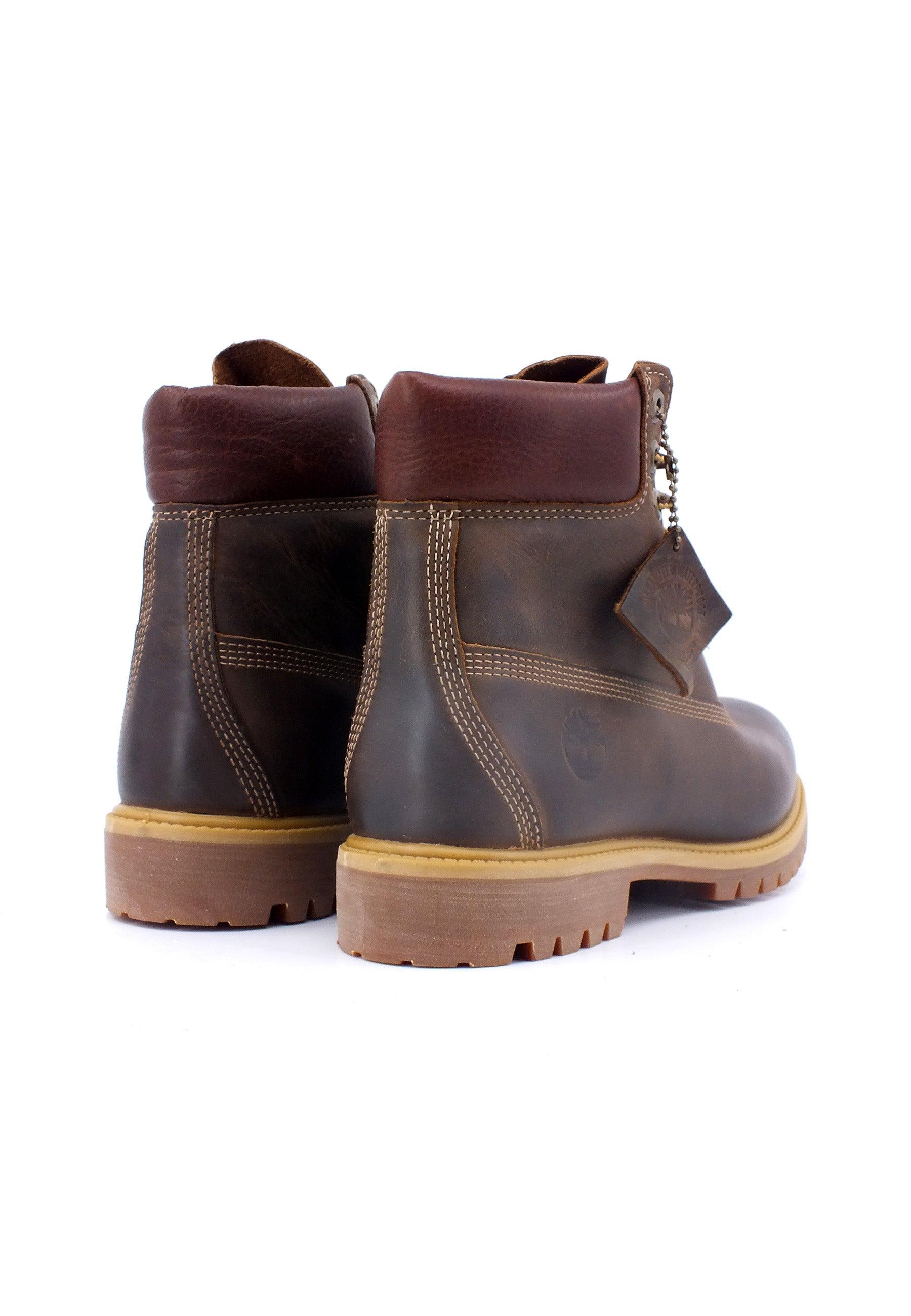 TIMBERLAND Premium Waterproof Stivaletto Uomo Brown Full Grain TB027097214 - Sandrini Calzature e Abbigliamento