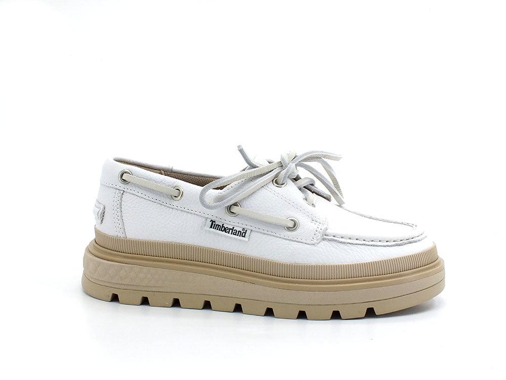 TIMBERLAND Ray City Boat Suede Scarpa Vela White TB0A2MDV100 - Sandrini Calzature e Abbigliamento