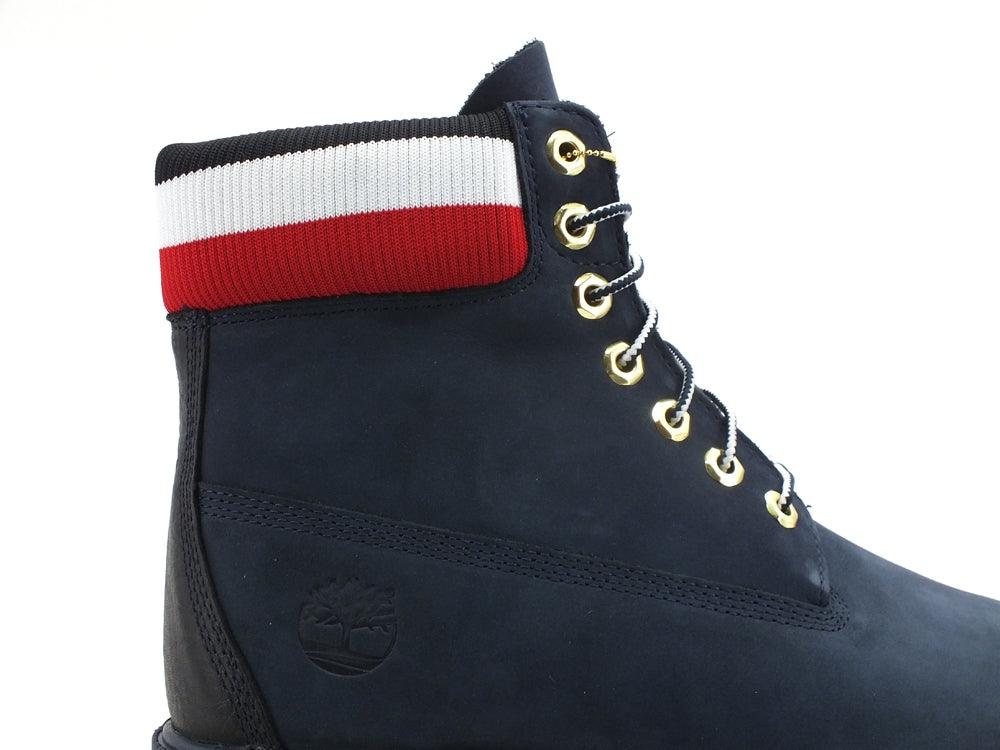 TIMBERLAND Waterproof 6 Nubuk Heritage Stivaletto Scarponcino Navy Red TB0A2M590191 - Sandrini Calzature e Abbigliamento