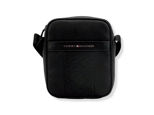 TOMMY HILFIGER Central Mini Reporter Borsa Tracolla Uomo Black AM0AM09244 - Sandrini Calzature e Abbigliamento